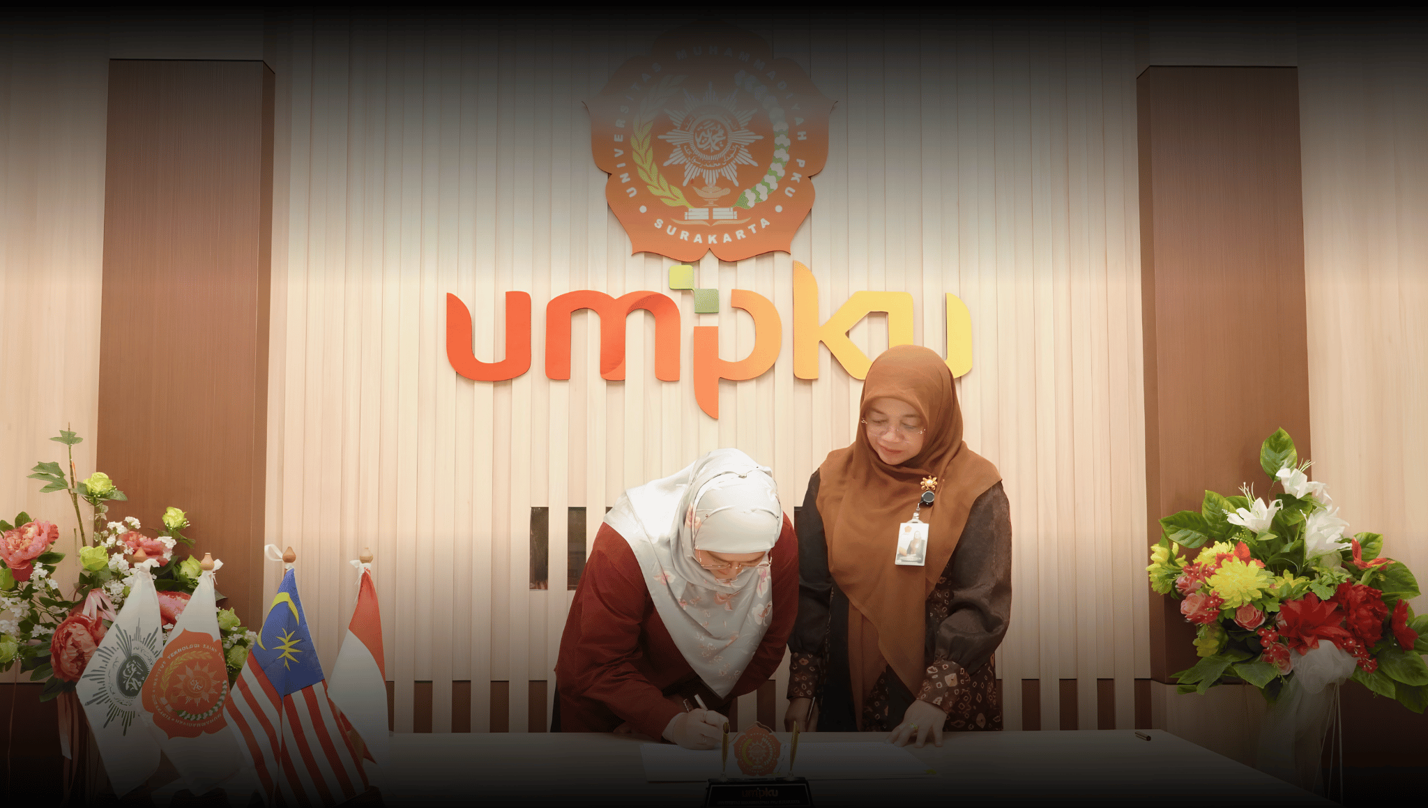 Suasana fasilitas ruang belajar modern di kampus UMPKU Surakarta
