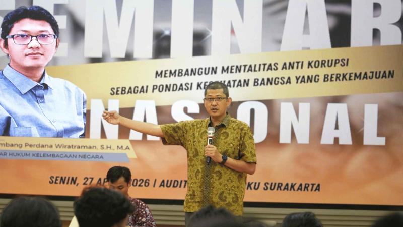 Gelorakan Mentalitas Antikorupsi, S1 Hukum UMPKU Gelar Seminar Nasional untuk Cetak Generasi Berintegritas